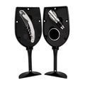 Set de Vino de 3 Piezas en Estuche con Forma de Copa