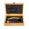 Set Destapador Vino 3 Piezas en Caja de Madera