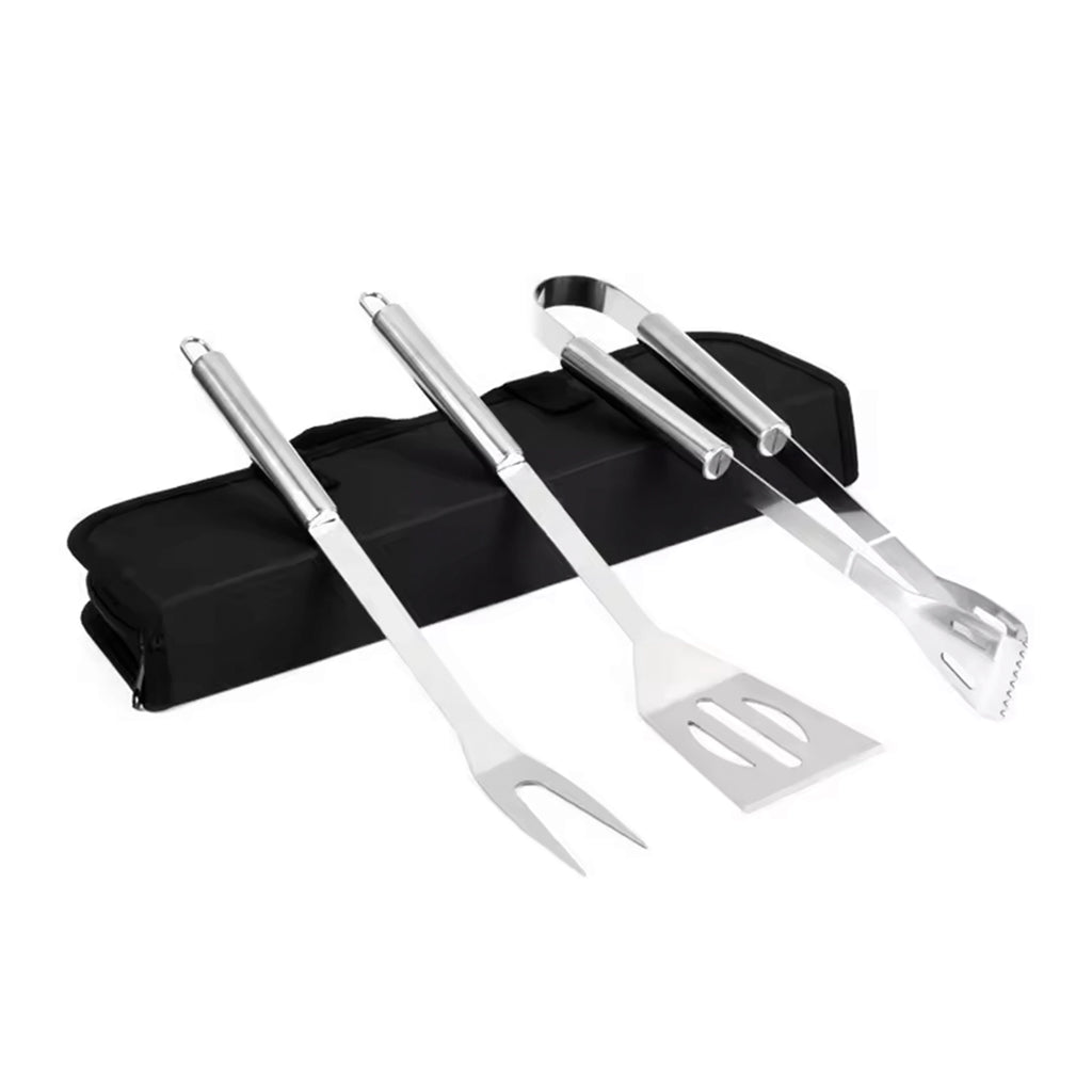 Set Parrillero 3 Piezas con Mango Metálico – vista 2