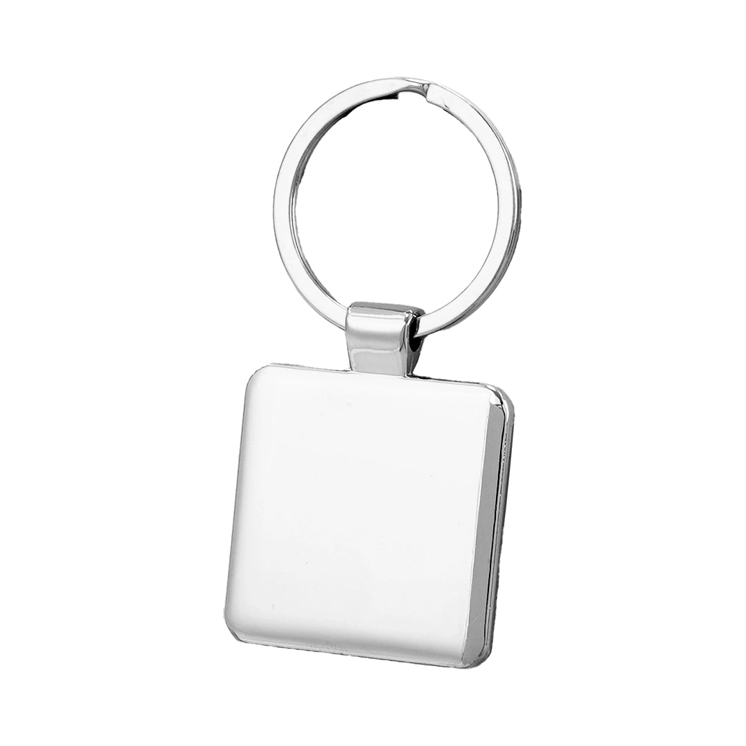 Llavero Metálico Sublimable Cuadrado – vista 3