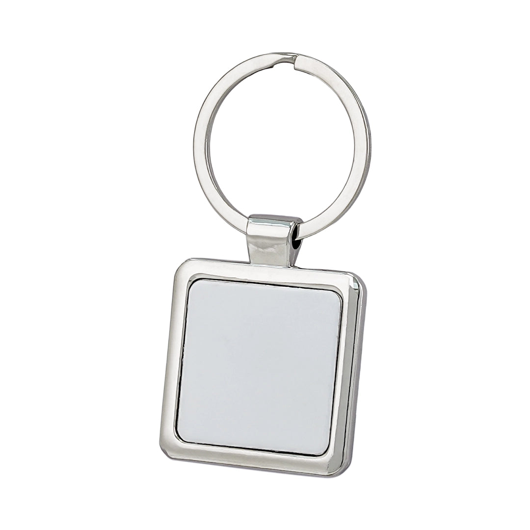 Llavero Metálico Sublimable Cuadrado – vista 2