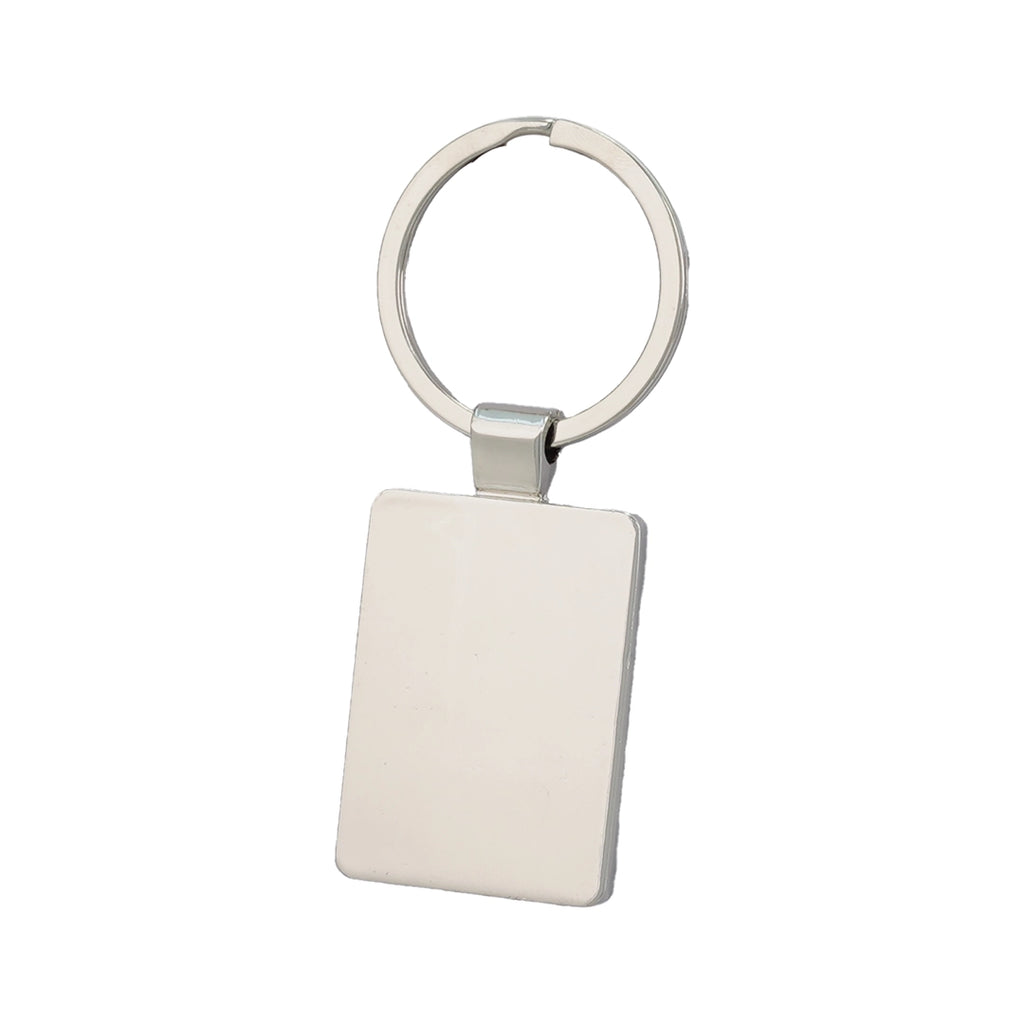 Llavero Metálico Sublimable Rectangular – vista 3