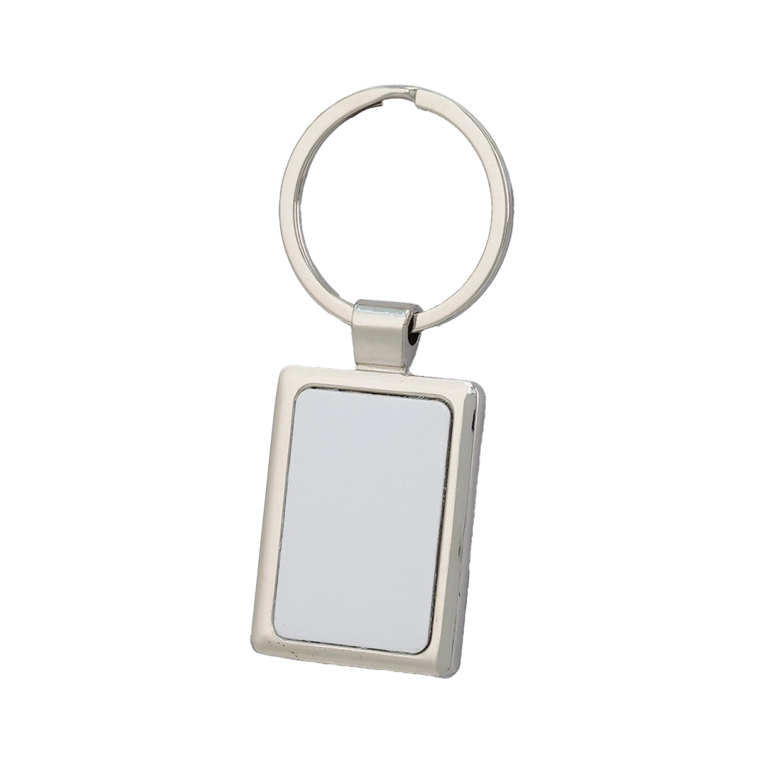 Llavero Metálico Sublimable Rectangular – vista 2