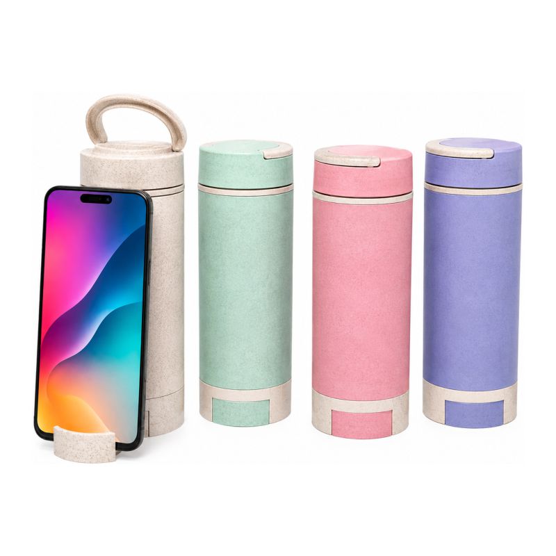 Jarro Fibra de Trigo Porta Celular