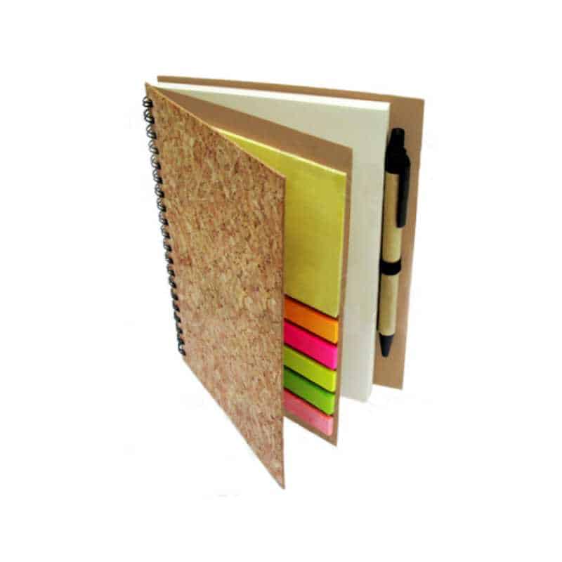 Libreta con Tapa de Corcho