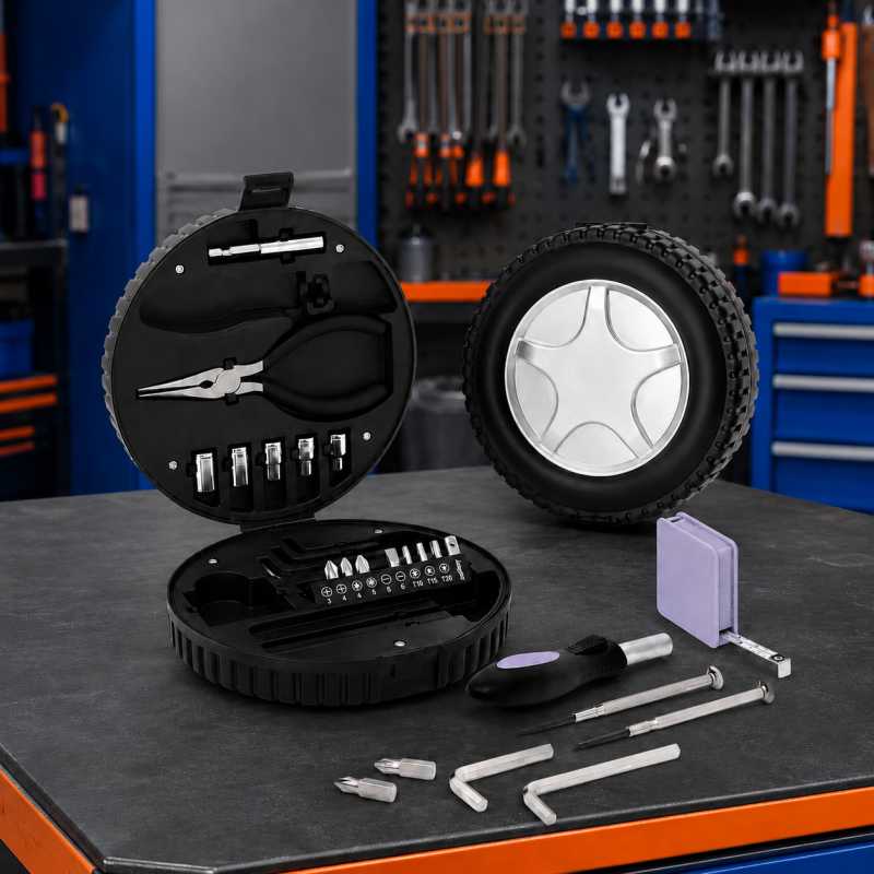 Set de Herramienta en Forma de Llanta