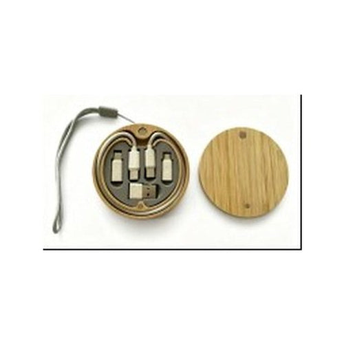 Cable de Carga de Bambú en Caja – Modelo K8250