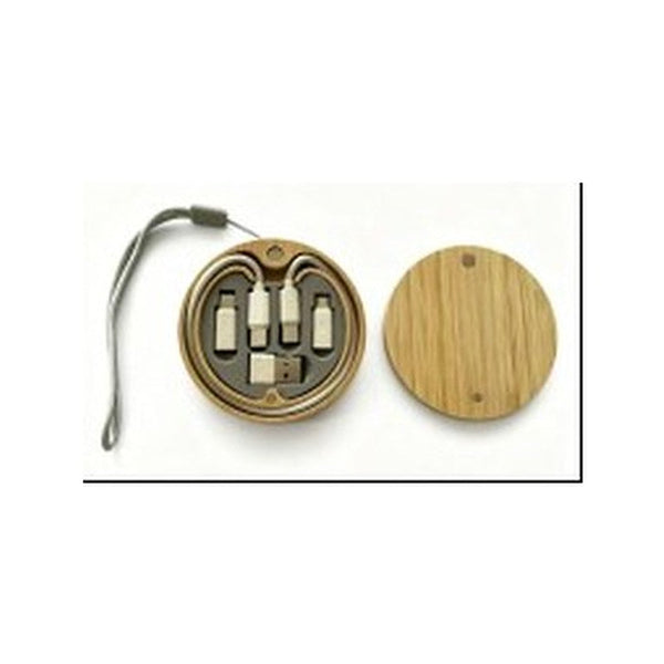 Cable de Carga de Bambú en Caja – Modelo K8250