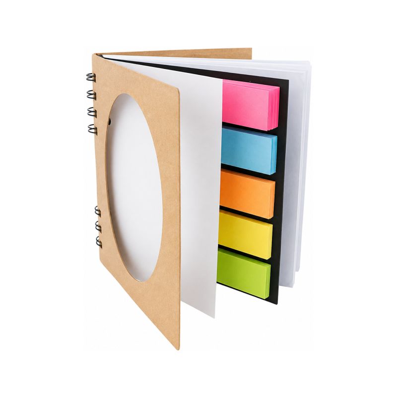Libreta Anillada Chica con Post It