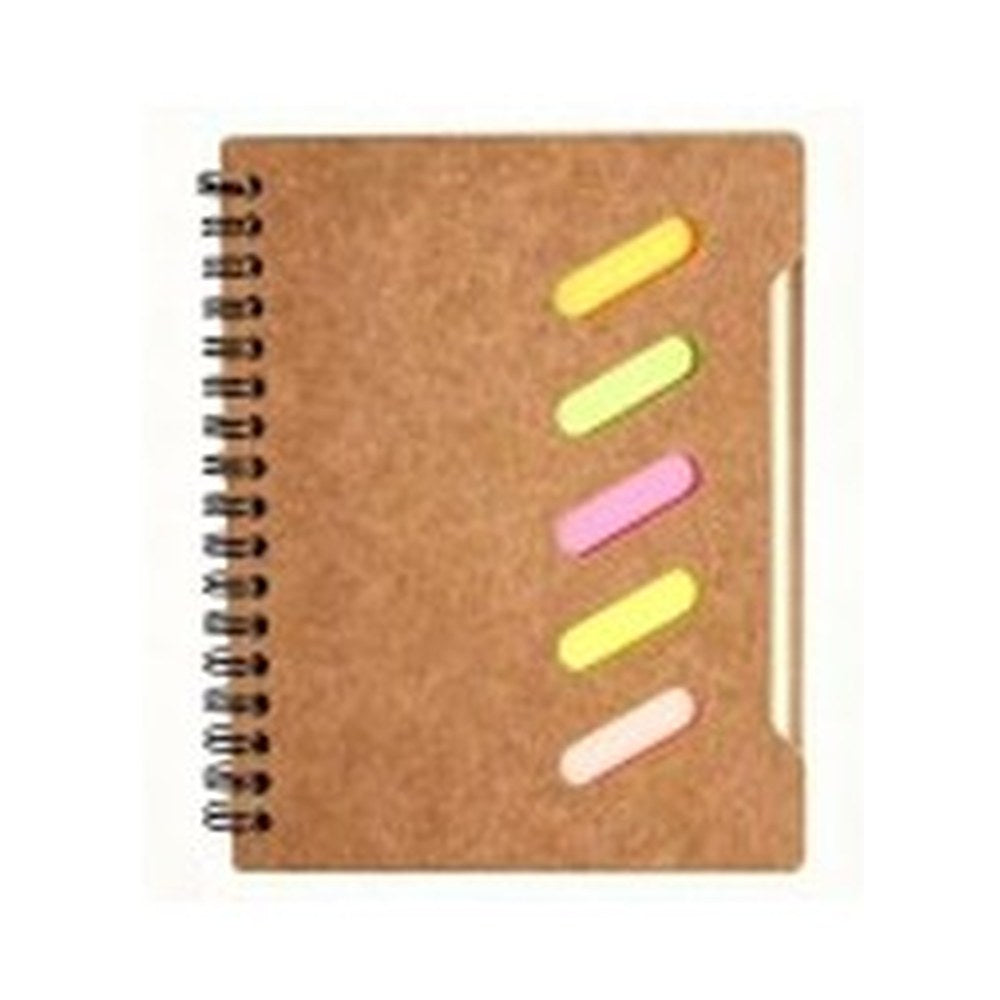 Libreta con Notas Adhesivas y Lapicero Ecológico – Modelo F1250