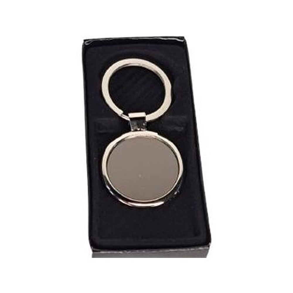 Llavero Metálico para Grabado Láser en Caja – Modelo MGP1