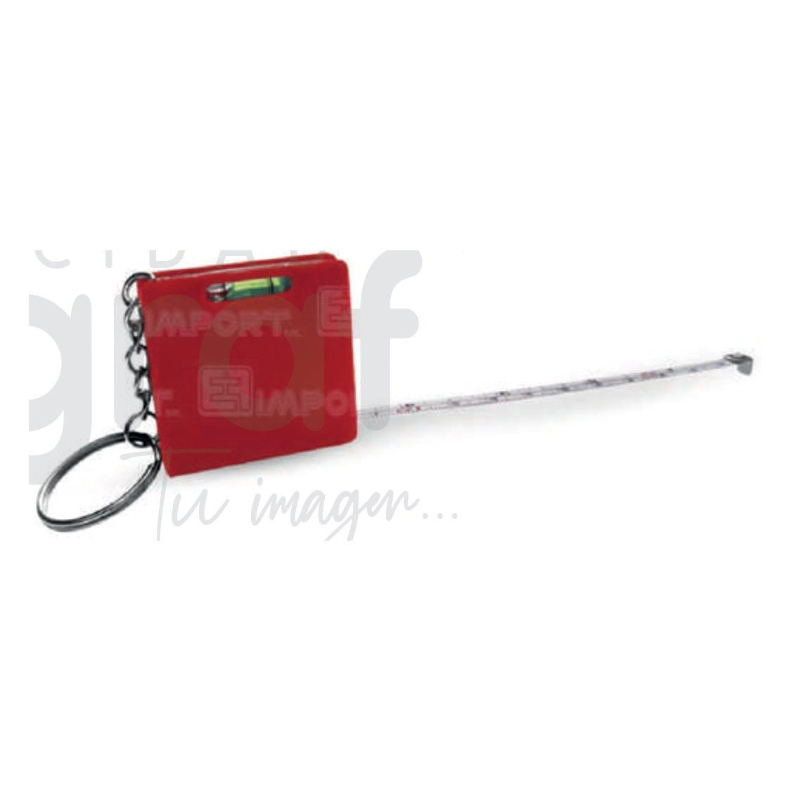 Llavero Wincha Cuadrado con Nivel – Modelo TL-1012