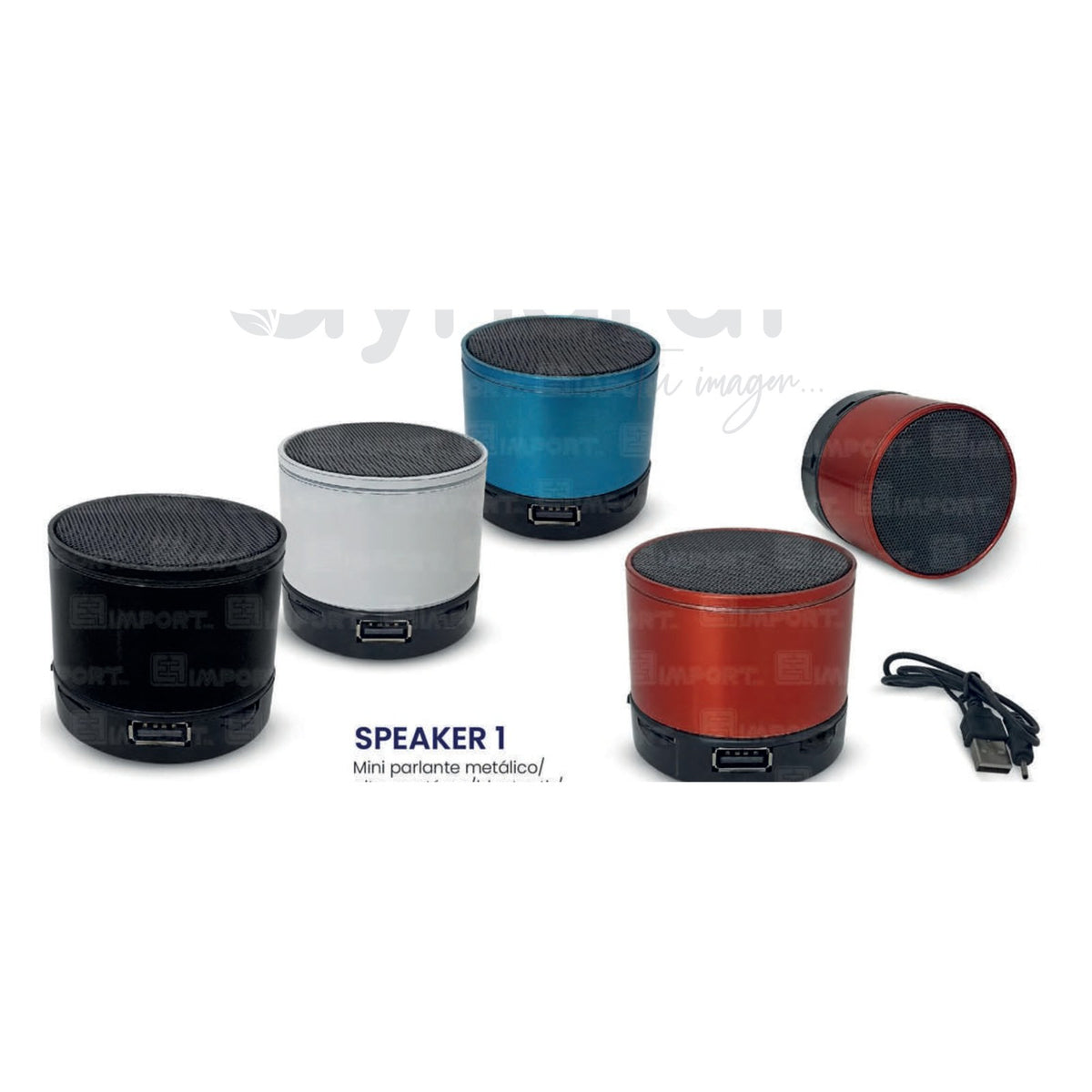 Mini Parlante Bluetooth Metálico – Modelo Speaker 1