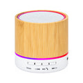 Parlante Bluetooth Bambú Cilíndrico
