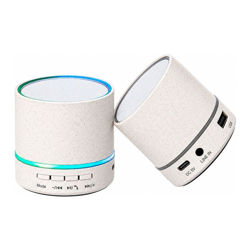 Parlante Bluetooth de Fibra de Trigo