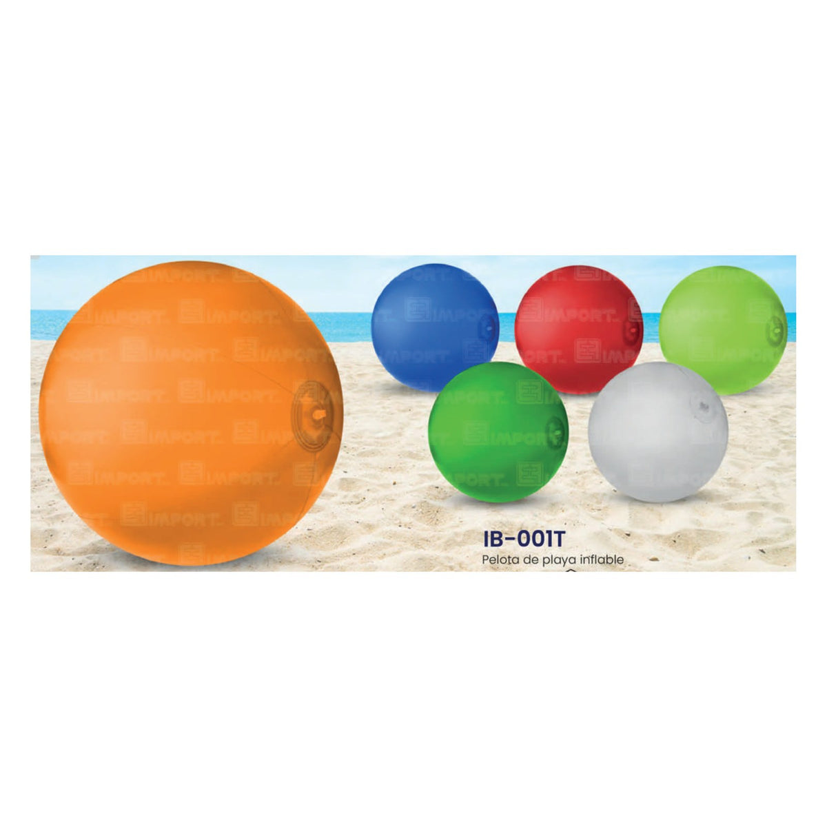 Pelota de Playa Inflable – Modelo IB-001T