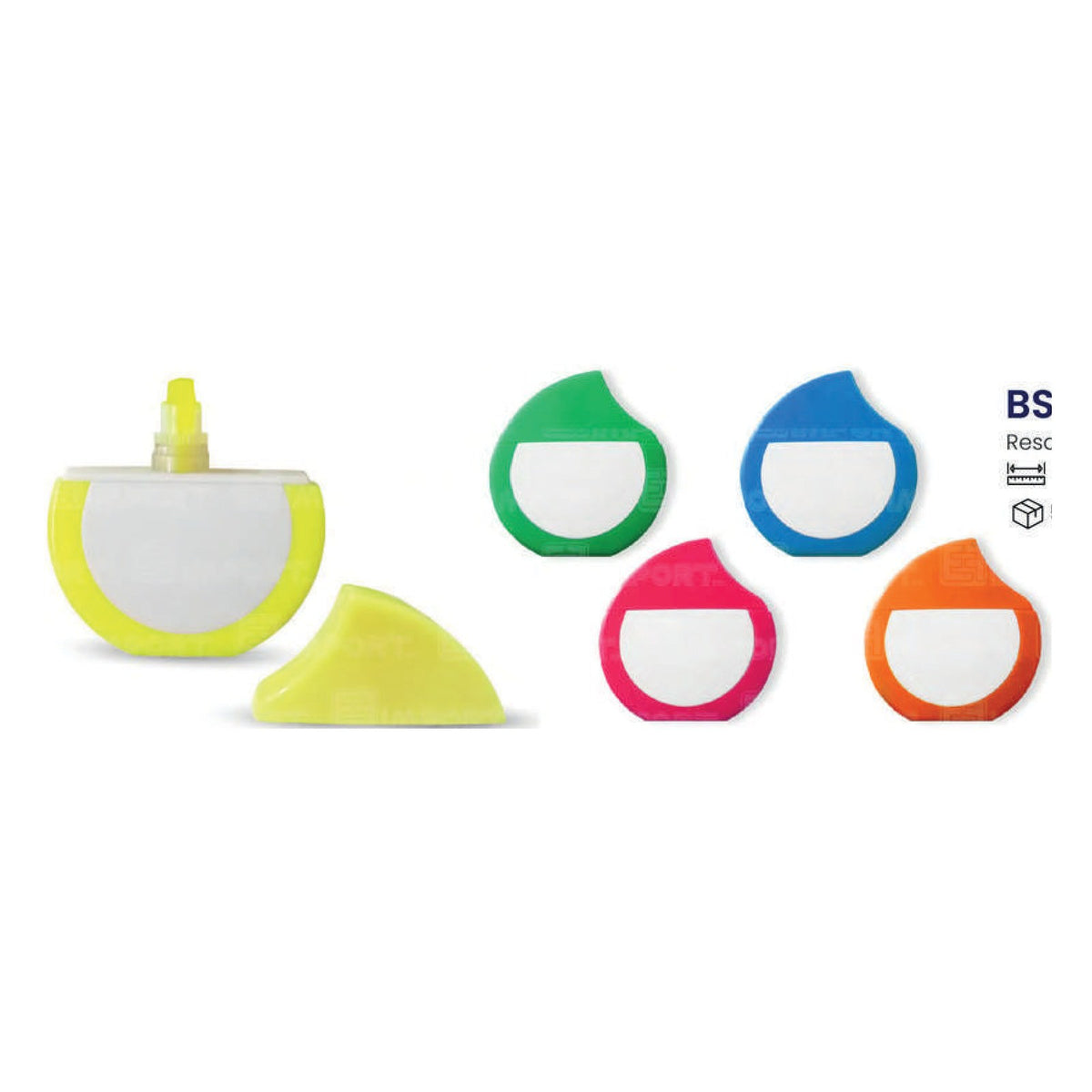 Resaltador Gota 5 Colores – Modelo BS-661