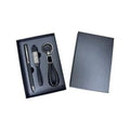 Set Ejecutivo Lapicero Metálico, Cable Multipuerto y Llavero – Modelo SET-6