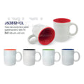 Taza de Cerámica para Sublimación Interior de Color 325 ml – Modelo JS2812-CL