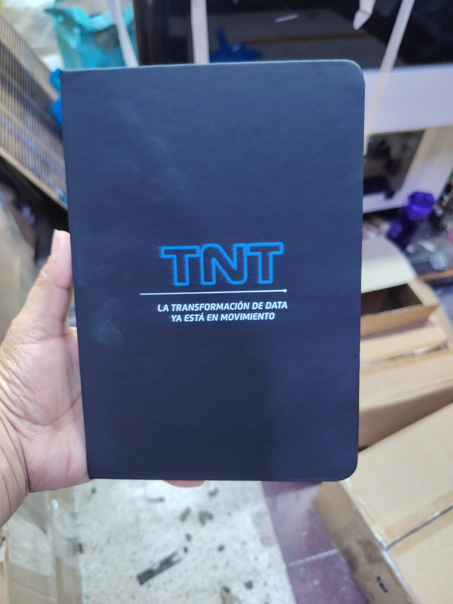 Libreta con logo impreso