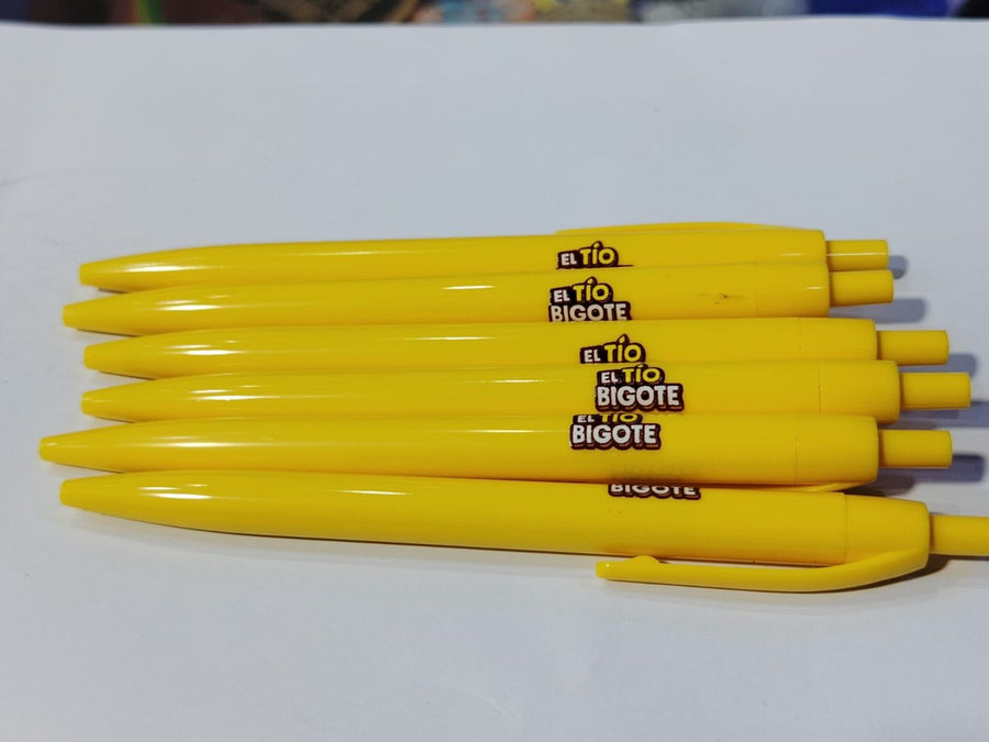 Lapiceros plásticos con logo impreso