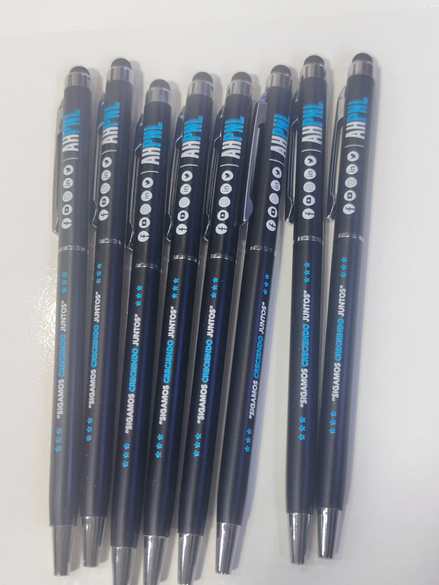 Lapiceros touch con logo impreso