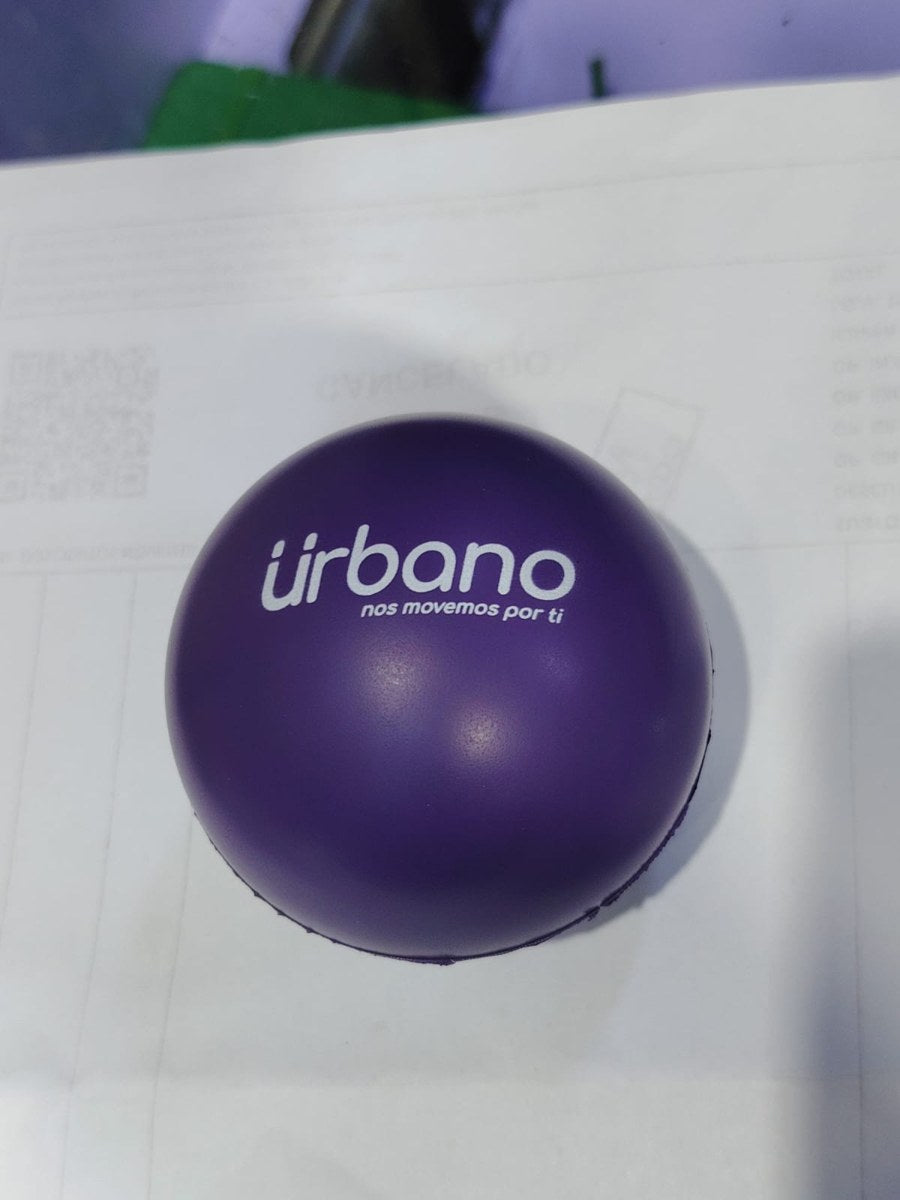 Pelota antiestrés con logo