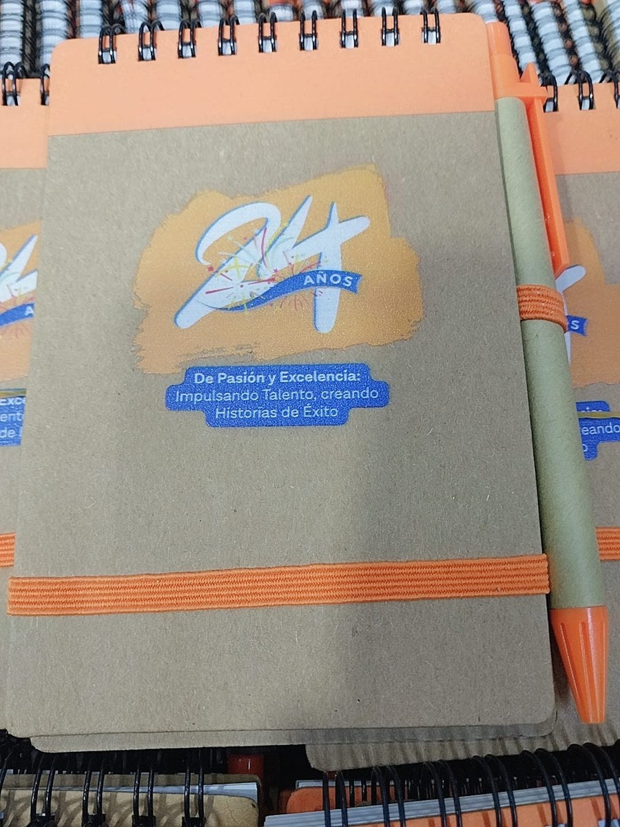 Libretas ecológicas por aniversario