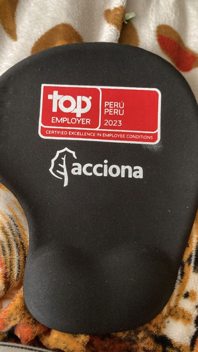 Mouse pad ergonómico con logo